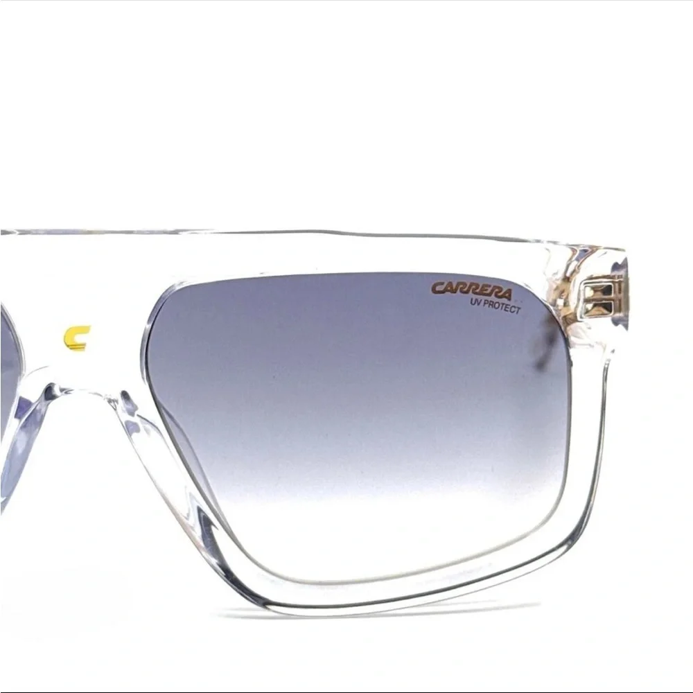 CARRERA 1061/S 9001V TRANSPARENT GOLD AUTHENTIC SUNGLASSES W/CASE 59-16
